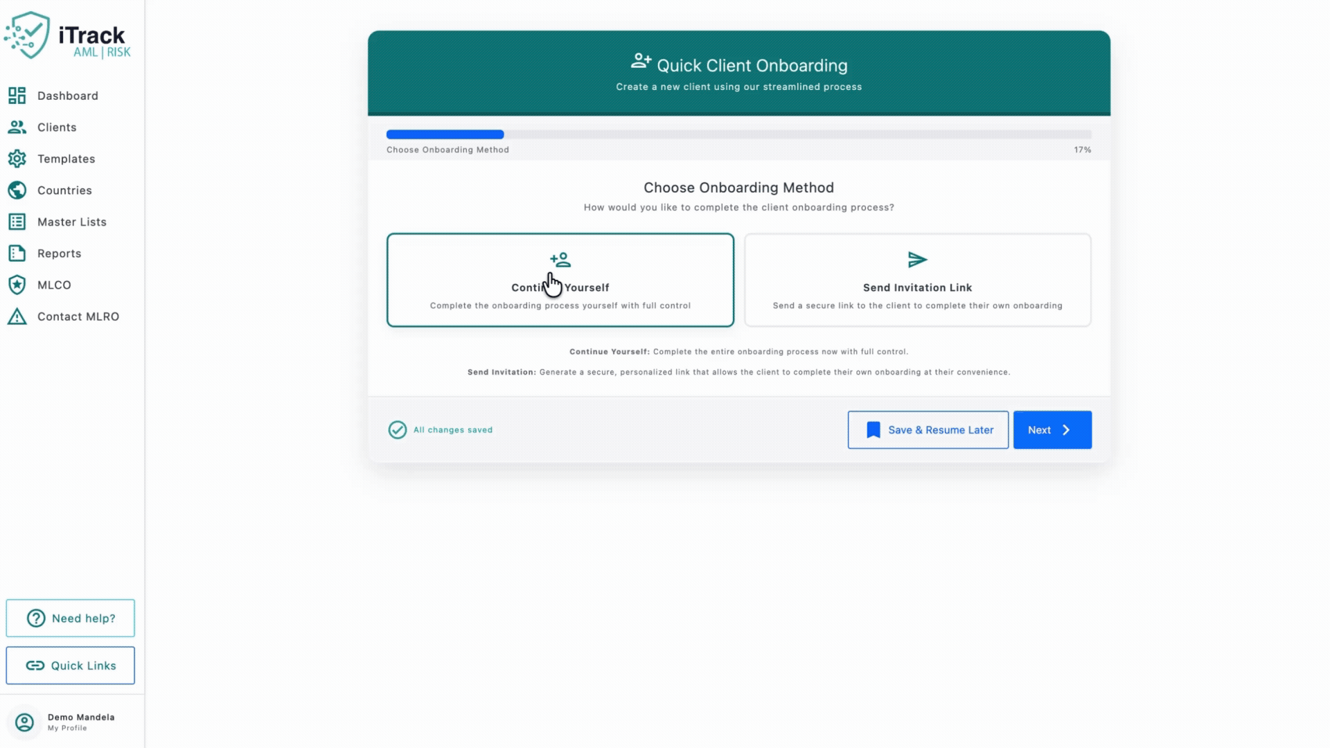 Client Onboarding Dashboard