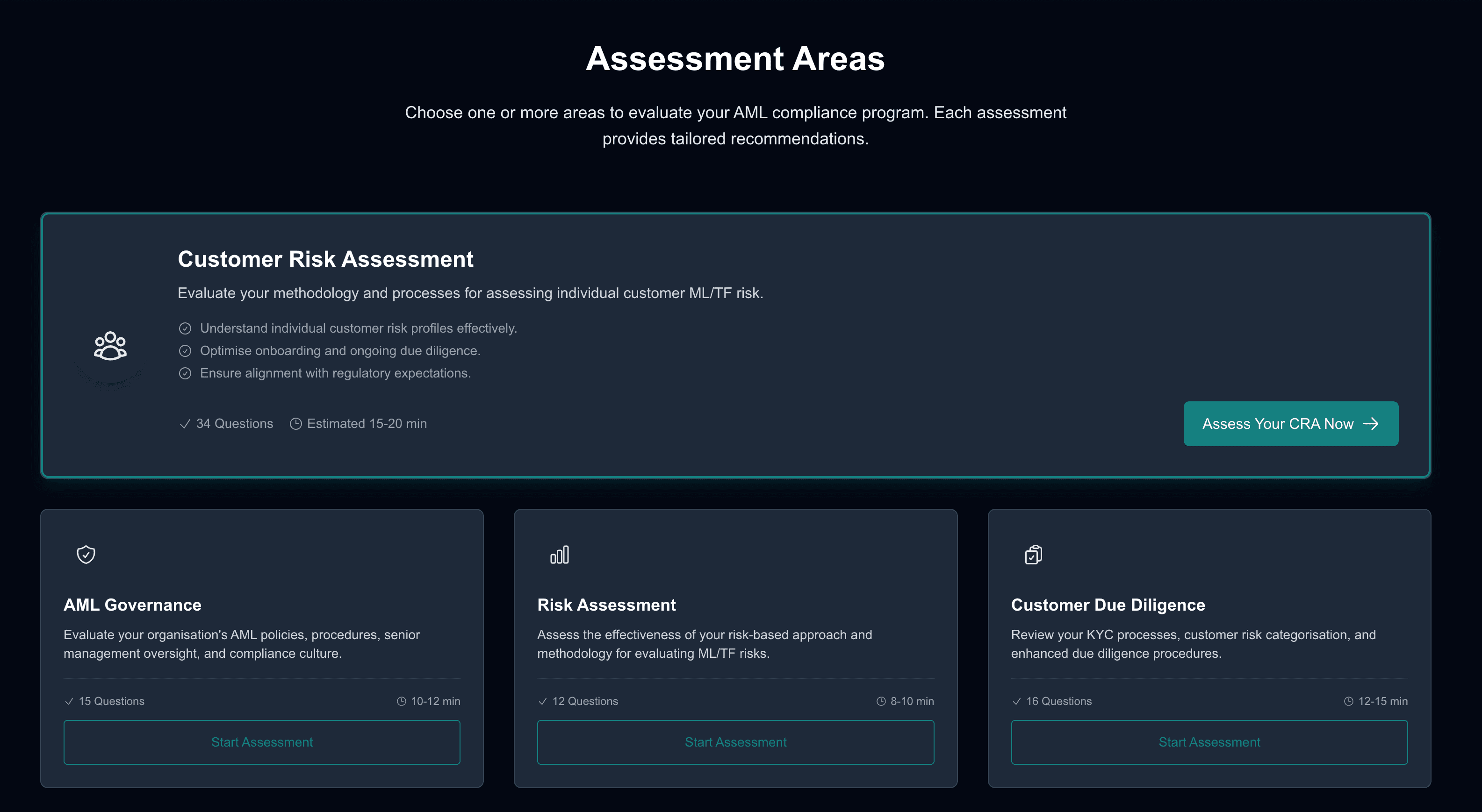 AML Readiness Assessment Tool